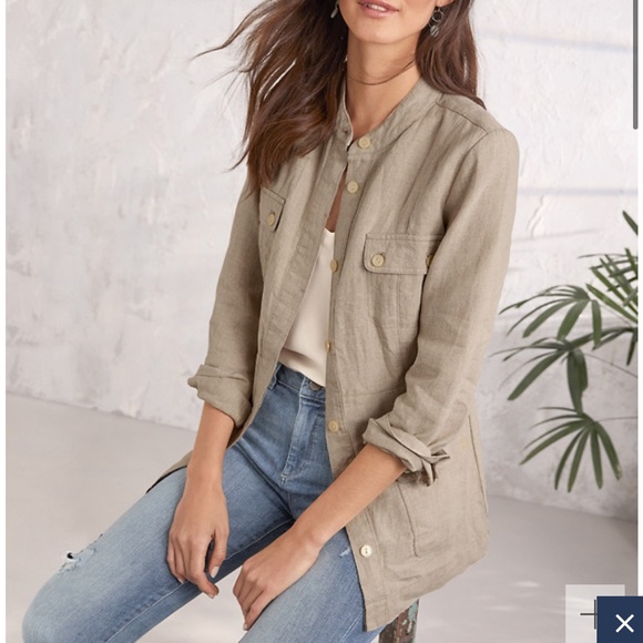 Hill Tops Hill Linen Cargo Shirt Jacket Poshmark